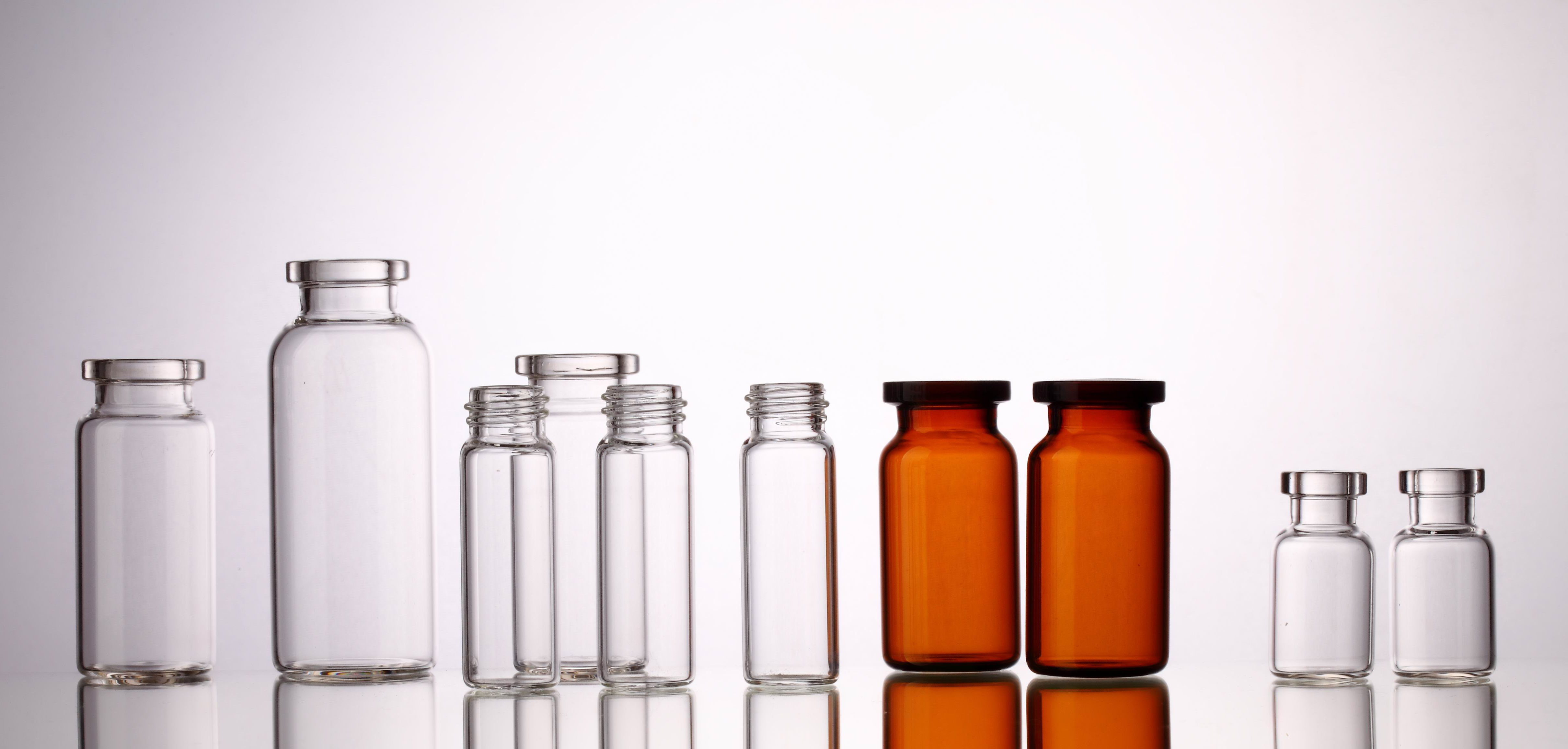 中硼硅管制注射剂瓶(无色,棕色)